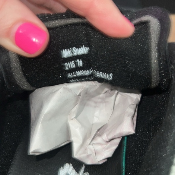 NWT Seven7 Miki sneakers Black/Snake Size 7 - Picture 5 of 5